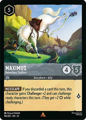 Maximus - Relentless Stallion (195/204) - Attack of the Vine Cold Foil