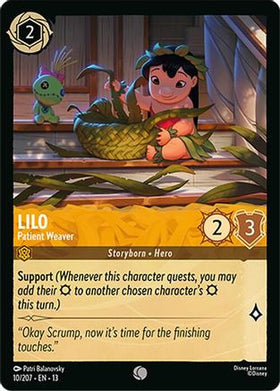 Lilo - Patient Weaver (10/204) - Attack of the Vine Cold Foil