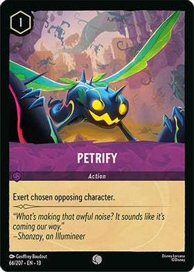 Petrify (66/204) - Attack of the Vine Cold Foil