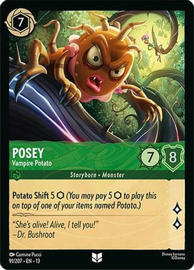 Posey - Vampire Potato (91/204) - Attack of the Vine Cold Foil