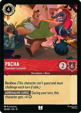 Pacha - Panicked Customer (118/204) - Attack of the Vine Cold Foil