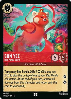 Sun Yee - Red Panda Spirit (119/204) - Attack of the Vine Cold Foil