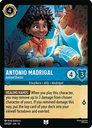 Antonio Madrigal - Animal Doctor (157/204) - Attack of the Vine Cold Foil