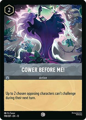 Cower Before Me! (198/204) - Attack of the Vine Cold Foil