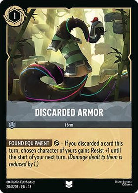 Discarded Armor (204/204) - Attack of the Vine Cold Foil