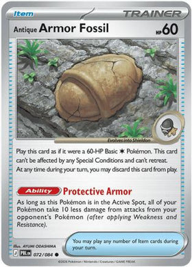 Antique Armor Fossil 72 - ME05 Pitch Black
