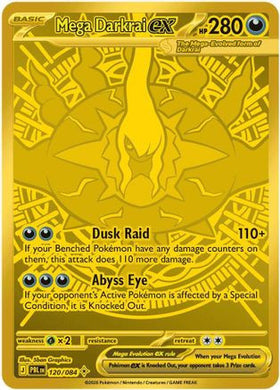 Mega Darkrai ex - 120/084 120 - ME05 Pitch Black Holofoil (LP)