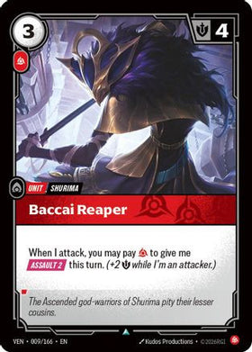 Baccai Reaper (009/166) - Vendetta Foil