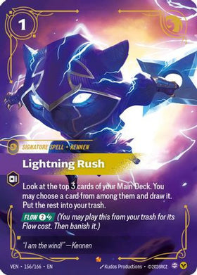 Lightning Rush (156/166) - Vendetta Foil