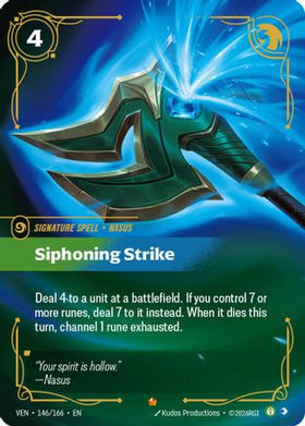Siphoning Strike (146/166) - Vendetta Foil