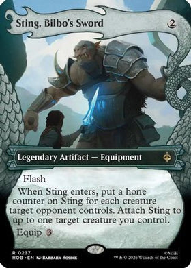 Sting, Bilbo's Sword (Showcase) (HOB-237) - The Hobbit Foil
