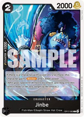 Jinbe (083) (OP17-083) The World's Strongest Warriors