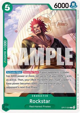 Rockstar (OP17-034) The World's Strongest Warriors