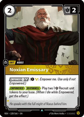 Noxian Emissary (128/166) - Vendetta