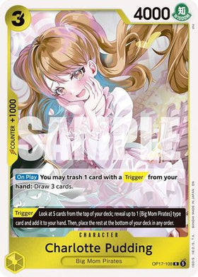 Charlotte Pudding (OP17-109) The World's Strongest Warriors Foil