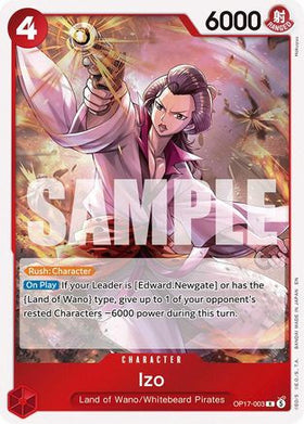 Izo (OP17-003) The World's Strongest Warriors Foil