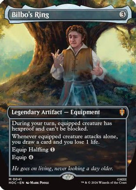 Bilbo's Ring (Borderless) (HOC-041) - The Hobbit: Eternal-Legal Foil