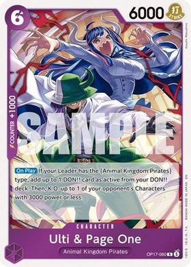 Ulti & Page One (OP17-060) The World's Strongest Warriors Foil