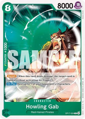Howling Gab (OP17-024) The World's Strongest Warriors
