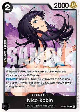 Nico Robin (OP17-087) The World's Strongest Warriors Foil