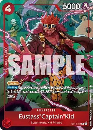 Eustass"Captain"Kid (One Piece Card Game Illustration Box Vol. 8) (OP14-014) One Piece Promotion Cards Foil