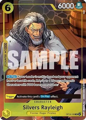 Silvers Rayleigh (One Piece Card Game Illustration Box Vol. 7) (OP14-108) One Piece Promotion Cards Foil