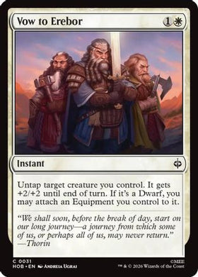 Vow to Erebor (HOB-031) - The Hobbit Foil