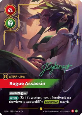 Akali - Rogue Assassin (Signature) (189*/166) - Vendetta Foil