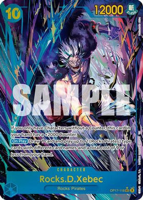 Rocks.D.Xebec (118) (Alternate Art) (OP17-118) The World's Strongest Warriors Foil
