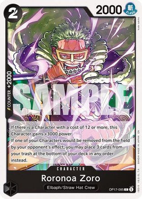 Roronoa Zoro (095) (OP17-095) The World's Strongest Warriors