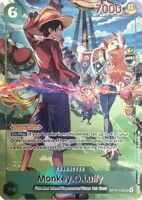 Monkey.D.Luffy (118) (English Version 3rd Anniversary Set) (OP13-118) One Piece Promotion Cards Foil