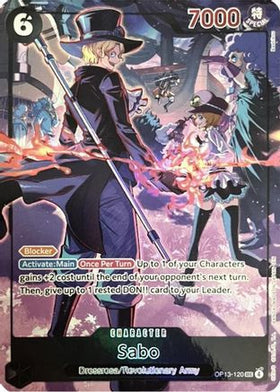 Sabo (120) (English Version 3rd Anniversary Set) (OP13-120) One Piece Promotion Cards Foil