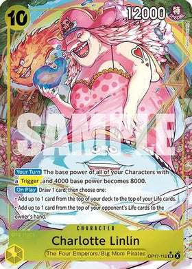 Charlotte Linlin (112) (Alternate Art) (OP17-112) The World's Strongest Warriors Foil