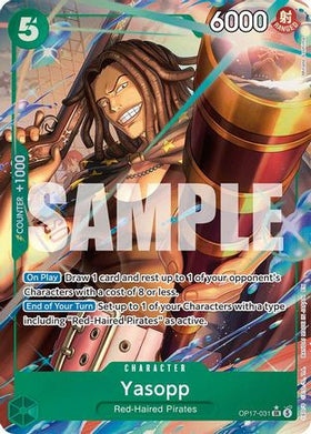 Yasopp (Alternate Art) (OP17-031) The World's Strongest Warriors Foil