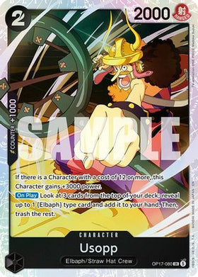 Usopp (OP17-080) The World's Strongest Warriors Foil