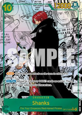 Shanks (022) (Manga) (OP17-022) The World's Strongest Warriors Foil