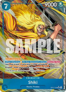 Shiki (048) (Alternate Art) (OP17-048) The World's Strongest Warriors Foil