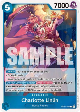 Charlotte Linlin (049) (OP17-049) The World's Strongest Warriors Foil