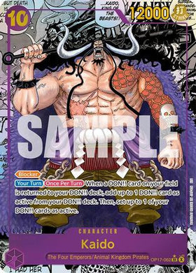 Kaido (062) (Manga) (OP17-062) The World's Strongest Warriors Foil