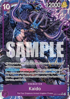 Kaido (063) (Alternate Art) (OP17-063) The World's Strongest Warriors Foil