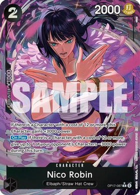 Nico Robin (Alternate Art) (OP17-087) The World's Strongest Warriors Foil