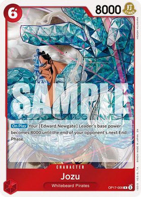 Jozu (OP17-008) The World's Strongest Warriors Foil