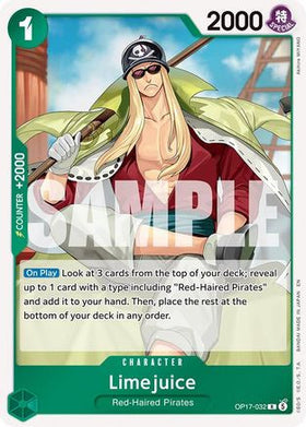 Limejuice (OP17-032) The World's Strongest Warriors Foil