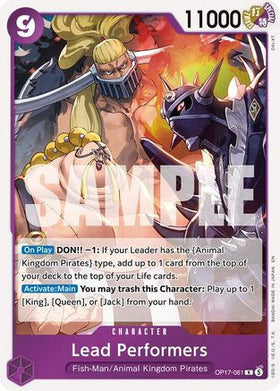 Lead Performers (OP17-061) The World's Strongest Warriors Foil
