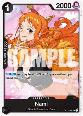 Nami (086) (OP17-086) The World's Strongest Warriors