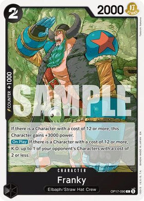 Franky (OP17-090) The World's Strongest Warriors
