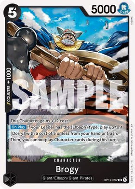 Brogy (OP17-092) The World's Strongest Warriors