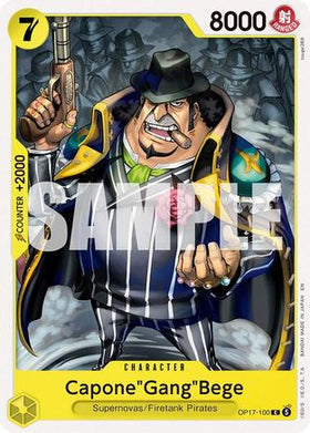 Capone"Gang"Bege (OP17-100) The World's Strongest Warriors