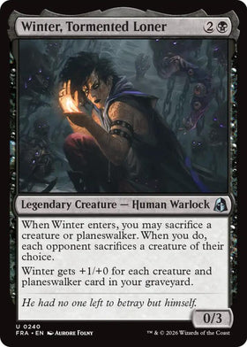 Winter, Tormented Loner