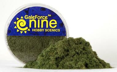 Gale Force Nine: Hobby Scenics - Hobby Round - Dark Green Static Grass